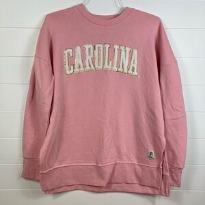 Press box by royce apparel Carolina sweatshirt size large pink